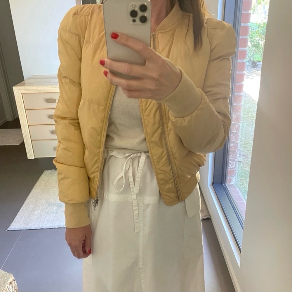 Isabel Marant Pale Yellow Bomber Jacket